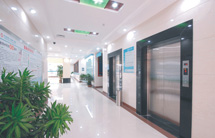 健國(guó)醫(yī)院走廊全景